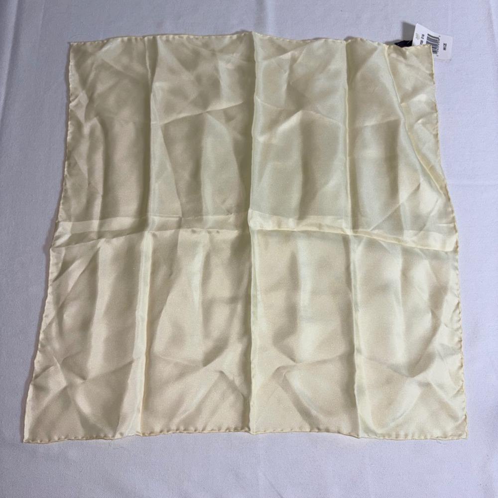 Silk Pocket Square Maize Yellow NEW Solid Formal Wedding Accessory